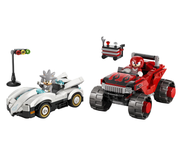 LEGO SONIC 77118 Silver w samochodzie kontra Knuckles w monster t - 1473587 - zdjęcie 3